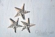 Gestalte einen mixed-media Stern-Anhänger aus einem Origami-Stern