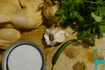 Koriander Kokos Hähnchen Curry