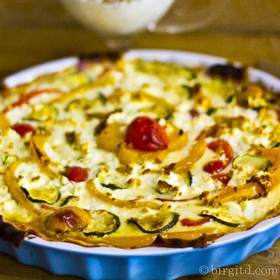 Paprika-Quiche oder Was man mit zwei Paprikaschoten und einem Zucchino Leckeres zaubern kann [Birgit D]