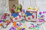 Mini-Geschenkschachtel für Karneval / Fasching oder Kindergeburtstag
