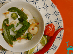 Thailändische Kokosmilch Krevetten Suppe