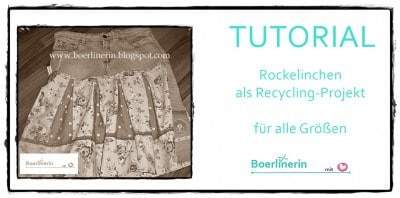 Jeans neu verwerten - mach einen Rock draus