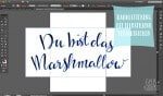 Dein Handlettering mit Illustrator CC vektorisieren + Freebie zum Valentinstag