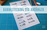 Ein einfaches Handlettering entwerfen für Anfänger