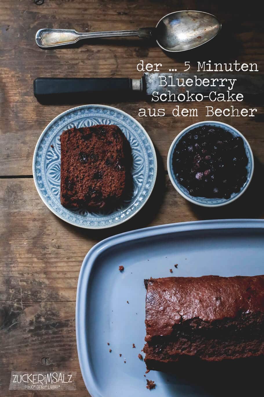 der ... 5 Minuten Blueberry Schoko Cake aus dem Becher der ... 5 Minuten Blueberry Schoko Cake aus dem Becher