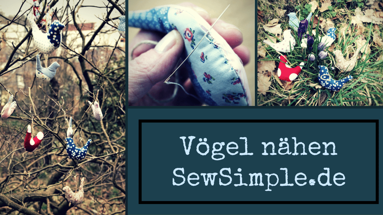 Schnittmuster: Vögel nähen | Anleitung