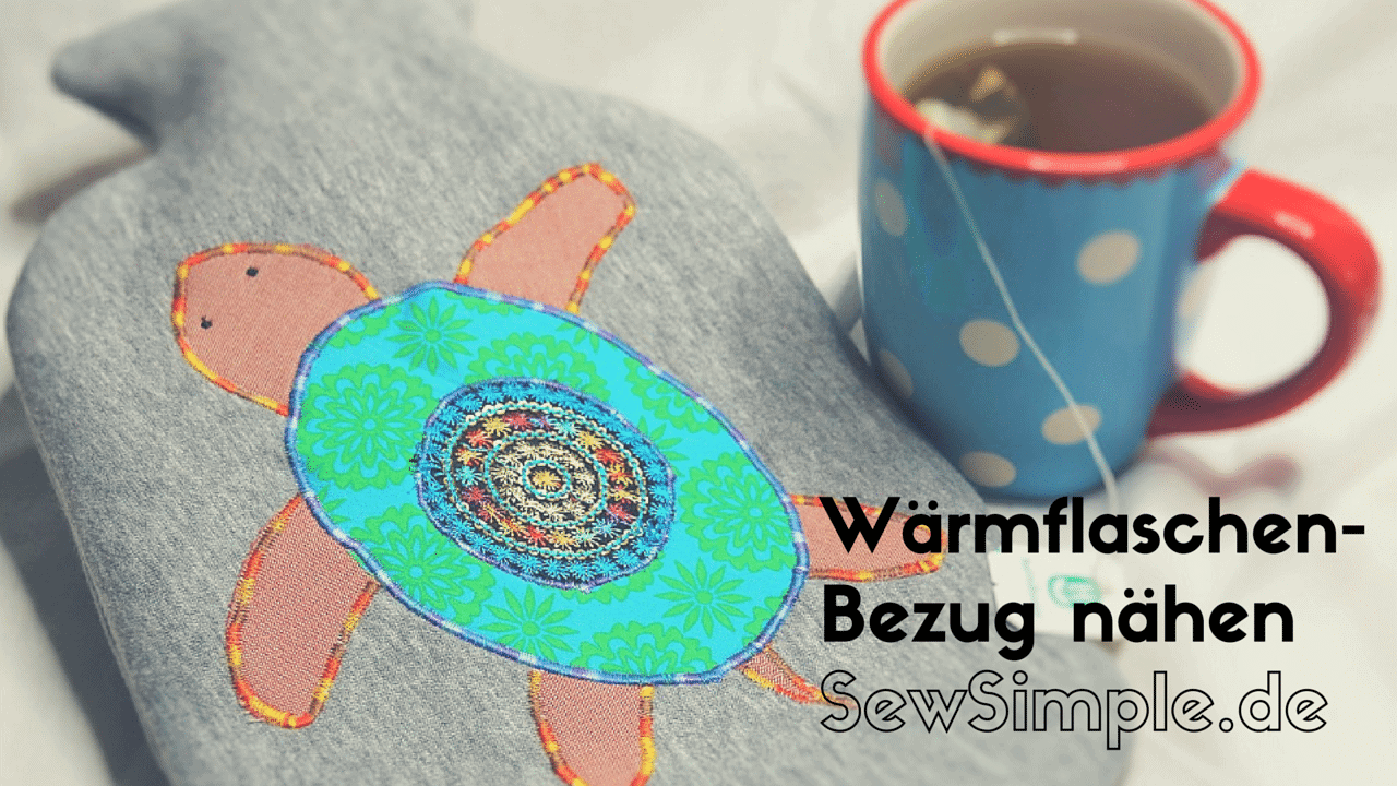 Wärmflaschen-Bezug nähen | Anleitung