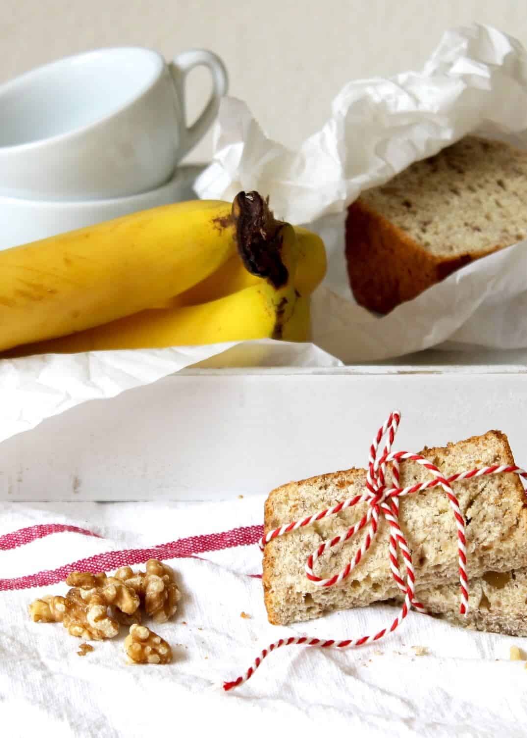 Schnelles Rezept: Bananenbrot mit Walnüssen