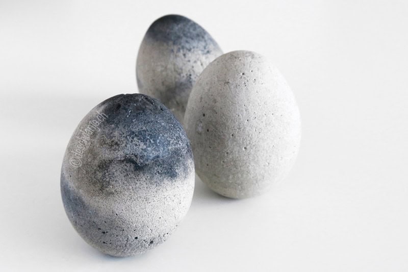 Eier aus Beton giessen