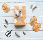 #12giftswithlove – Gefüllte Packpapier-Ostereier und Geschenkverpackung inkl. Freebies