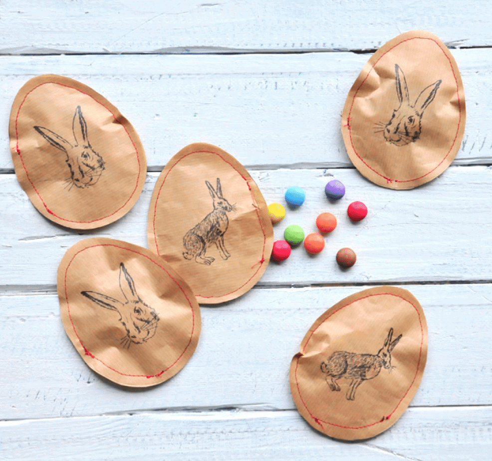 #12giftswithlove – Gefüllte Packpapier-Ostereier und Geschenkverpackung inkl. Freebies