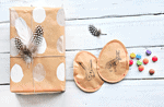 #12giftswithlove – Gefüllte Packpapier-Ostereier und Geschenkverpackung inkl. Freebies