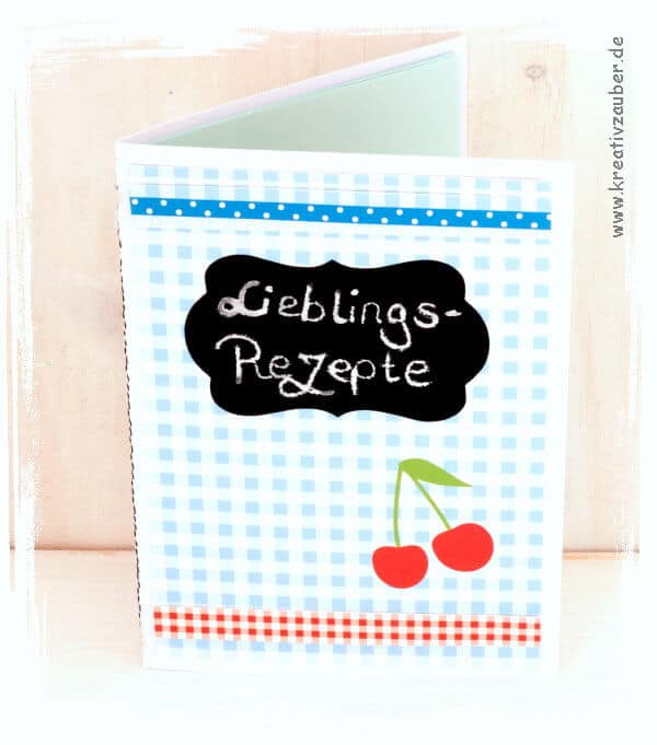 Papier nähen: kleine Notizheftchen