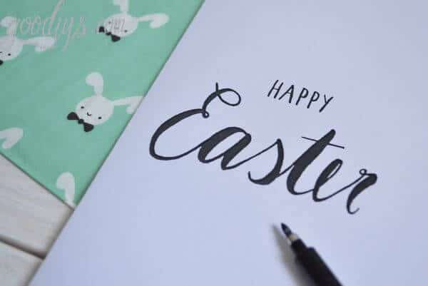 Happy Easter – Grußkarte (Printable)