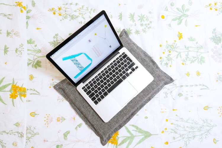 Laptop Kissen nähen / Video-Anleitung