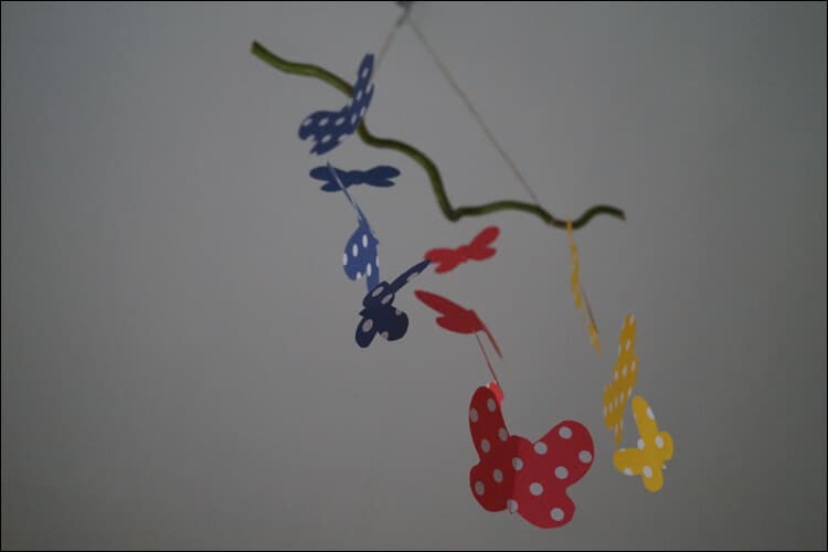 DIY Schmetterlings-Mobile