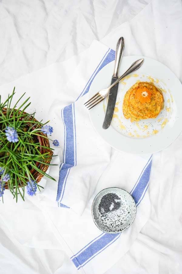 March Mornings: Orangen-Mohn-Pancakes