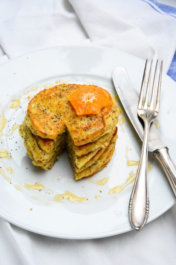 March Mornings: Orangen-Mohn-Pancakes