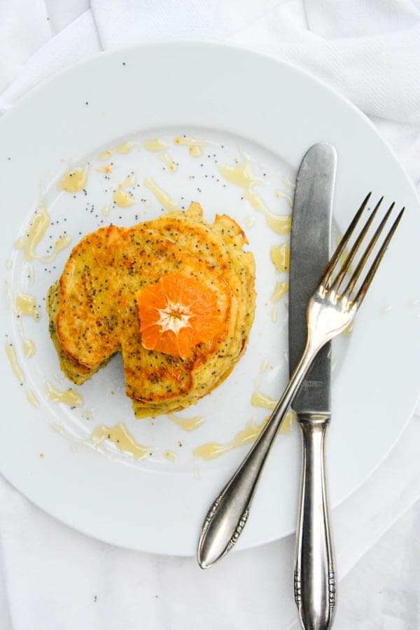 March Mornings: Orangen-Mohn-Pancakes