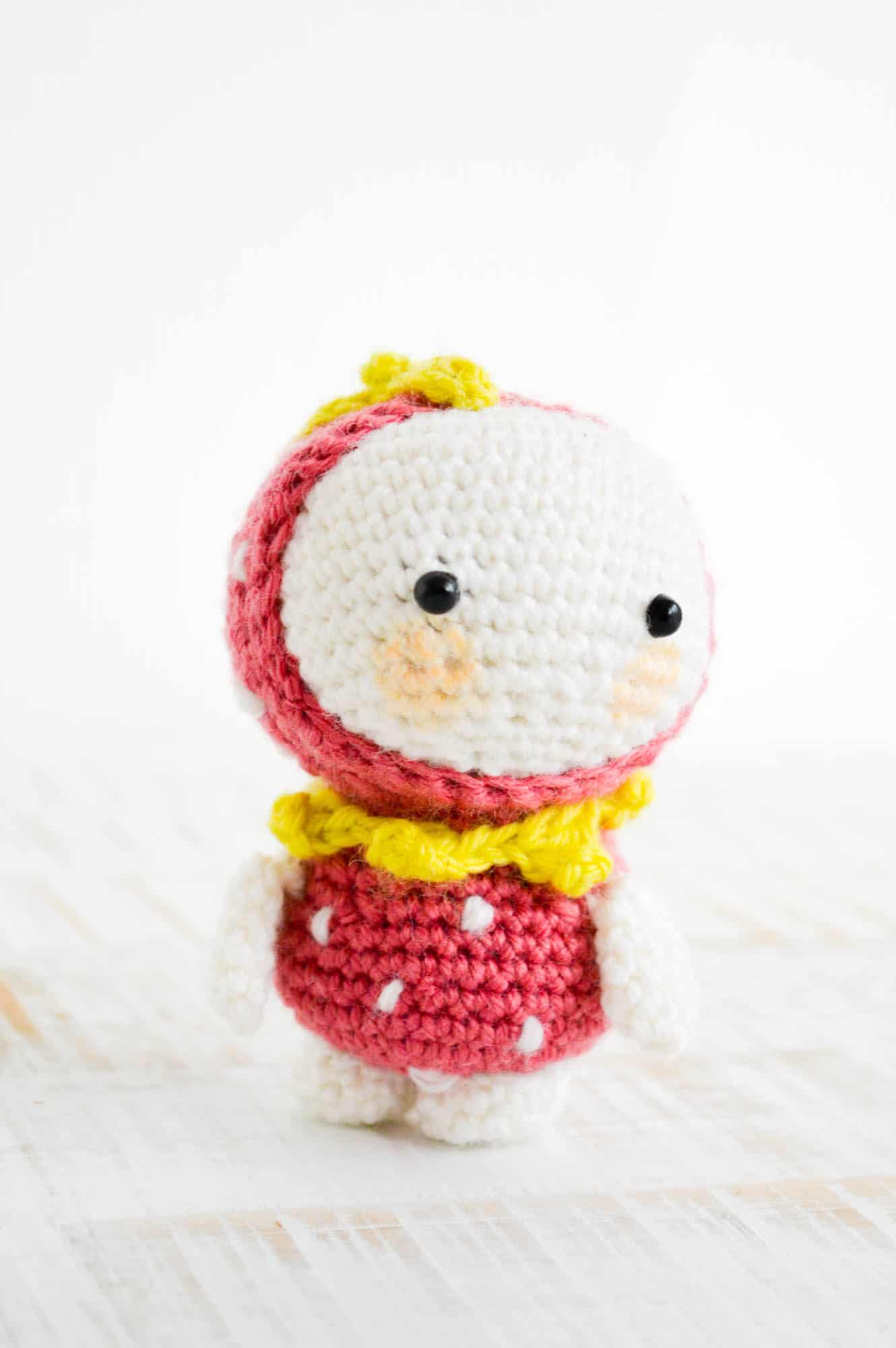 Freches Früchtchen- Erdbeergeist Amigurumi
