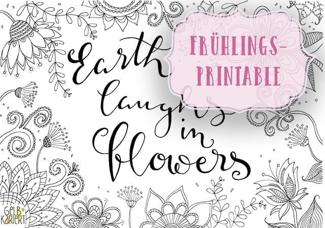 Frühlings-Printable