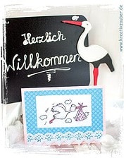 Zur Geburt liebe Grüße basteln
