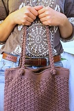 Gehäkelte Handtasche