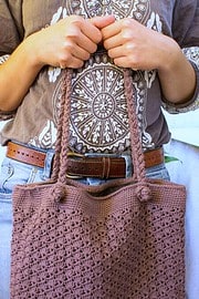Gehäkelte Handtasche