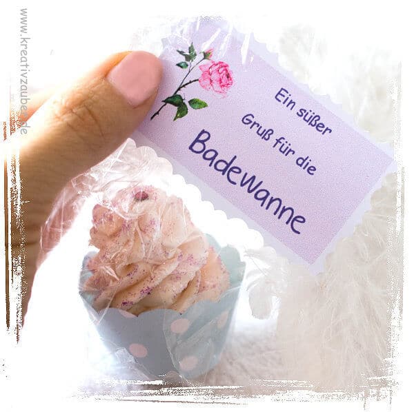 Badecupcake – Rezept und Deko-Idee