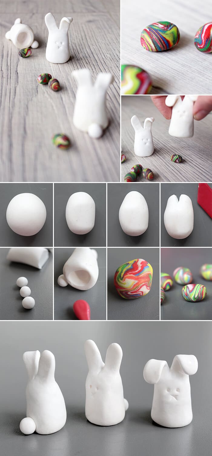 Osterspiel aus Fimo - HANDMADE Kultur