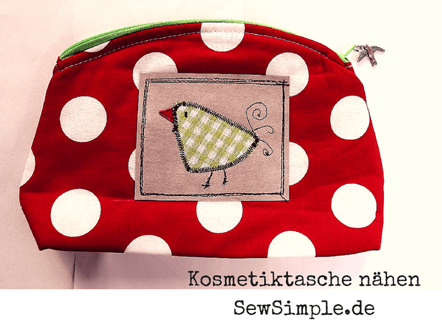 Kosmetiktasche nähen | Anleitung