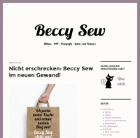 Beccy Sew – DIY mehr | Nähen – DIY – Fotografie – Leben