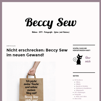 Beccy Sew – DIY mehr | Nähen – DIY – Fotografie – Leben