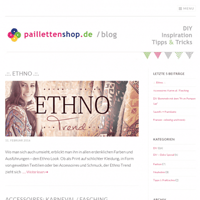 Paillettenshop Blog - DIY Ideen, Inspiration, Tipps & Tricks rund ums Nähen unsere Produkte