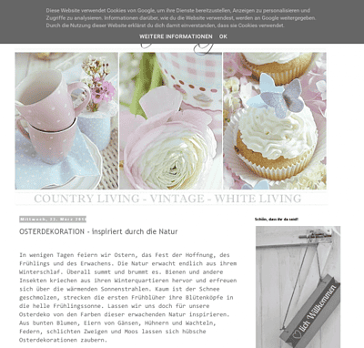 Deko, Wohn- und DIY Blog - White and Vintage