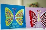 Plotterfreebie – Osterkarten mit Schmetterling
