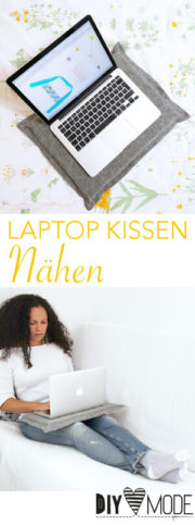 Laptop Kissen nähen / Video-Anleitung