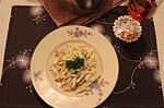 One Pot Pasta mit Chicorée und Ziegenkäse
