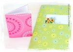 Papier nähen: kleine Notizheftchen
