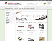 Pailletten, Nieten, Borten, Bänder uvm. kaufen auf paillettenshop.de