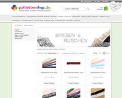 Pailletten, Nieten, Borten, Bänder uvm. kaufen auf paillettenshop.de