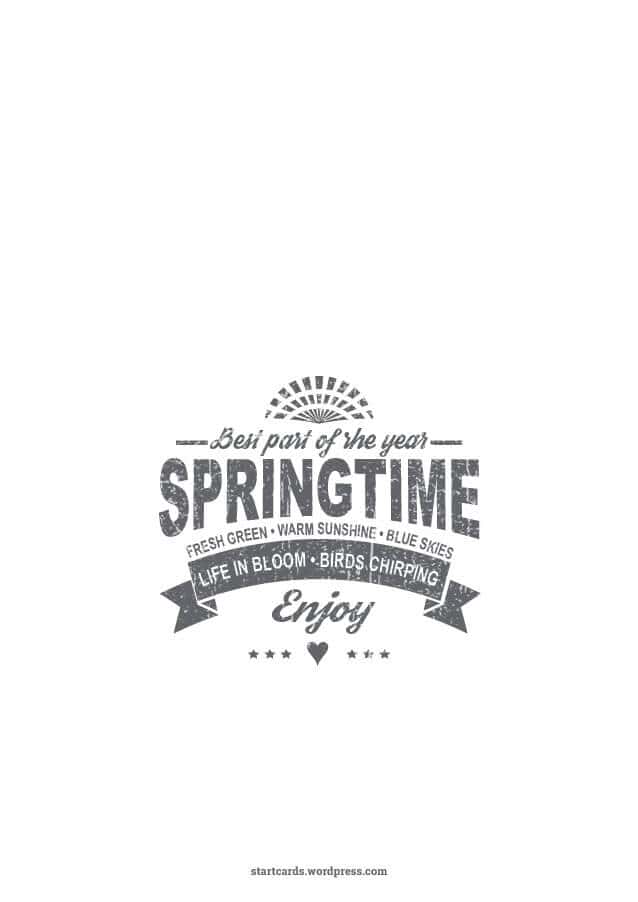 Frühling in der Tüte