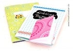 Papier nähen: kleine Notizheftchen