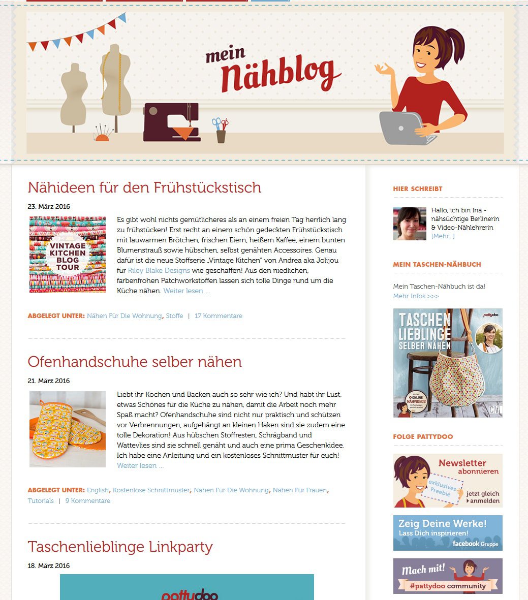 pattydoo Blog | Nähen lernen, Schnittmuster und Anleitungen für Nähbegeisterte
