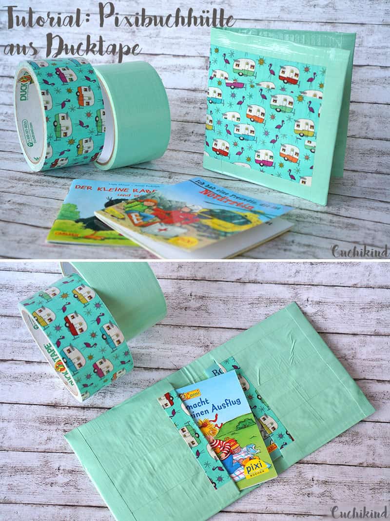 Pixibuchhülle aus Duck Tape