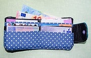 Nähanleitung – Einfaches Portemonnaie