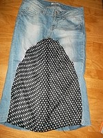 Rock aus Jeans