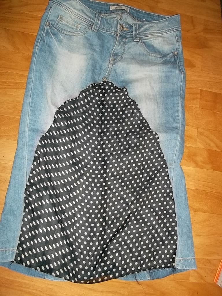 Rock aus Jeans