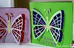 Plotterfreebie – Osterkarten mit Schmetterling