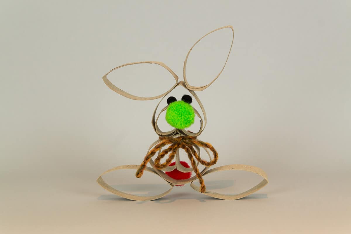 Osterhase – Upcycling mit Toilettenpapierrollen